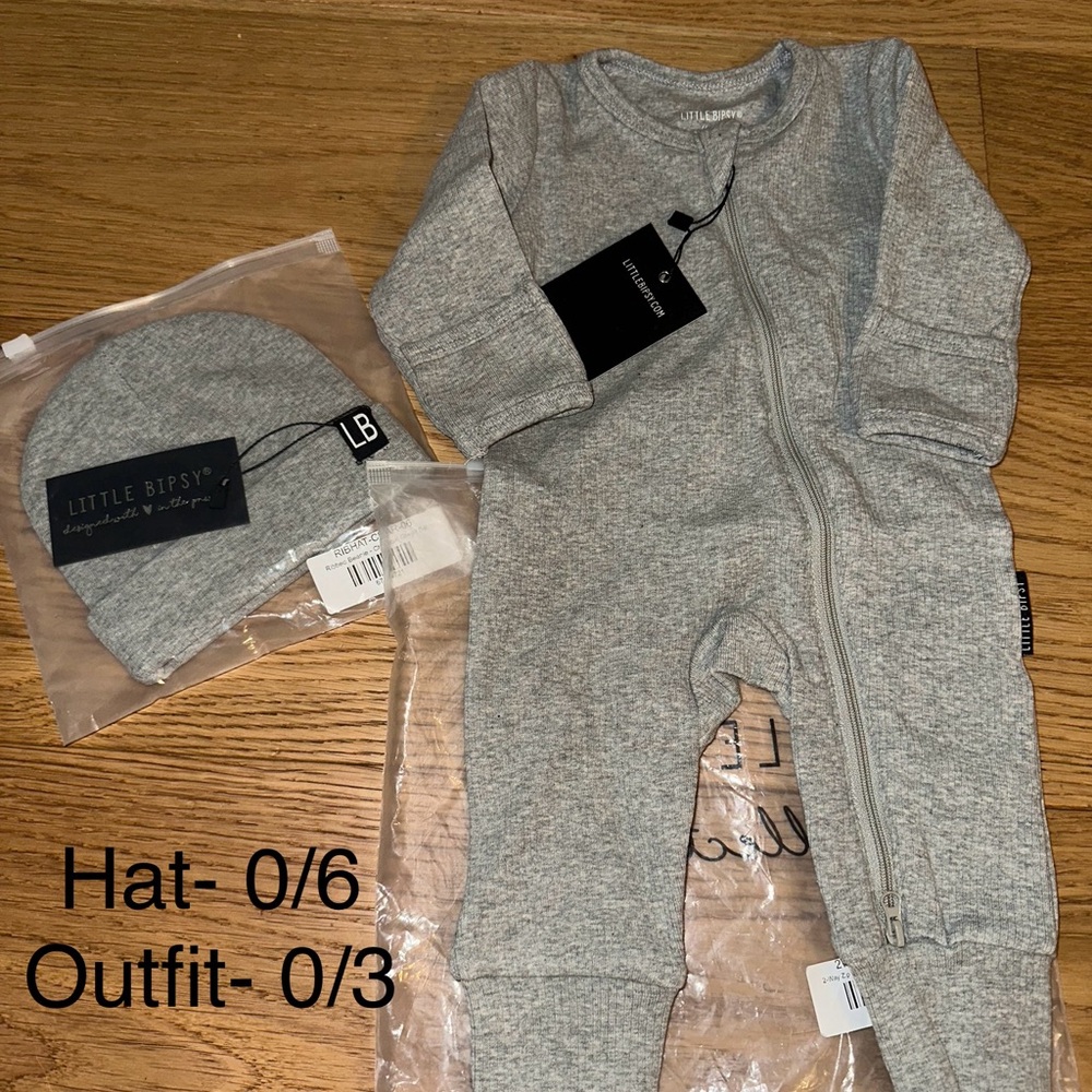 Little Bipsy Gray Kids Footie